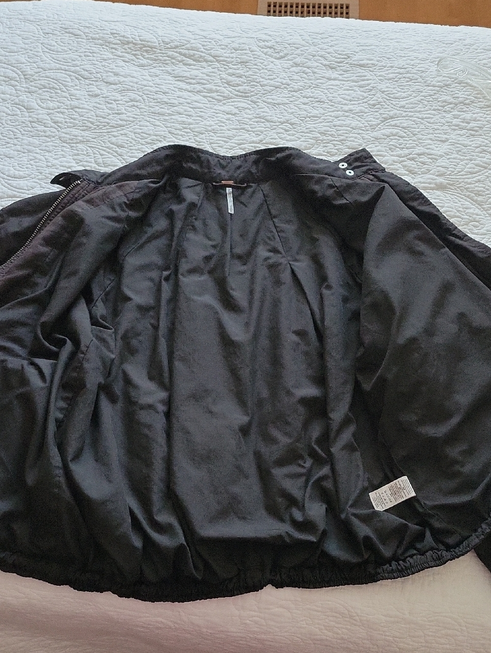 Free People Women's Swing Sporty Jacket in Black- Size S - Picture 10 of 16